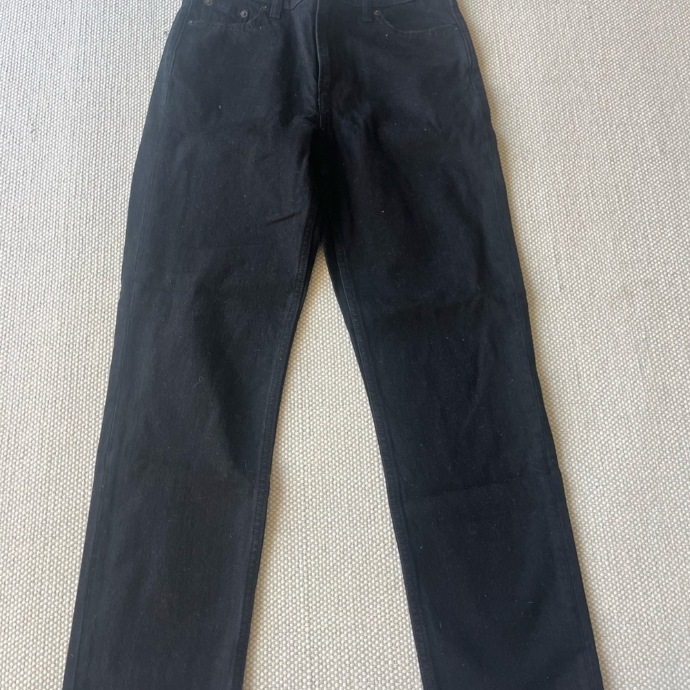 NWOT Gap Women’s cheeky straight high rise black jeans 25/0 R